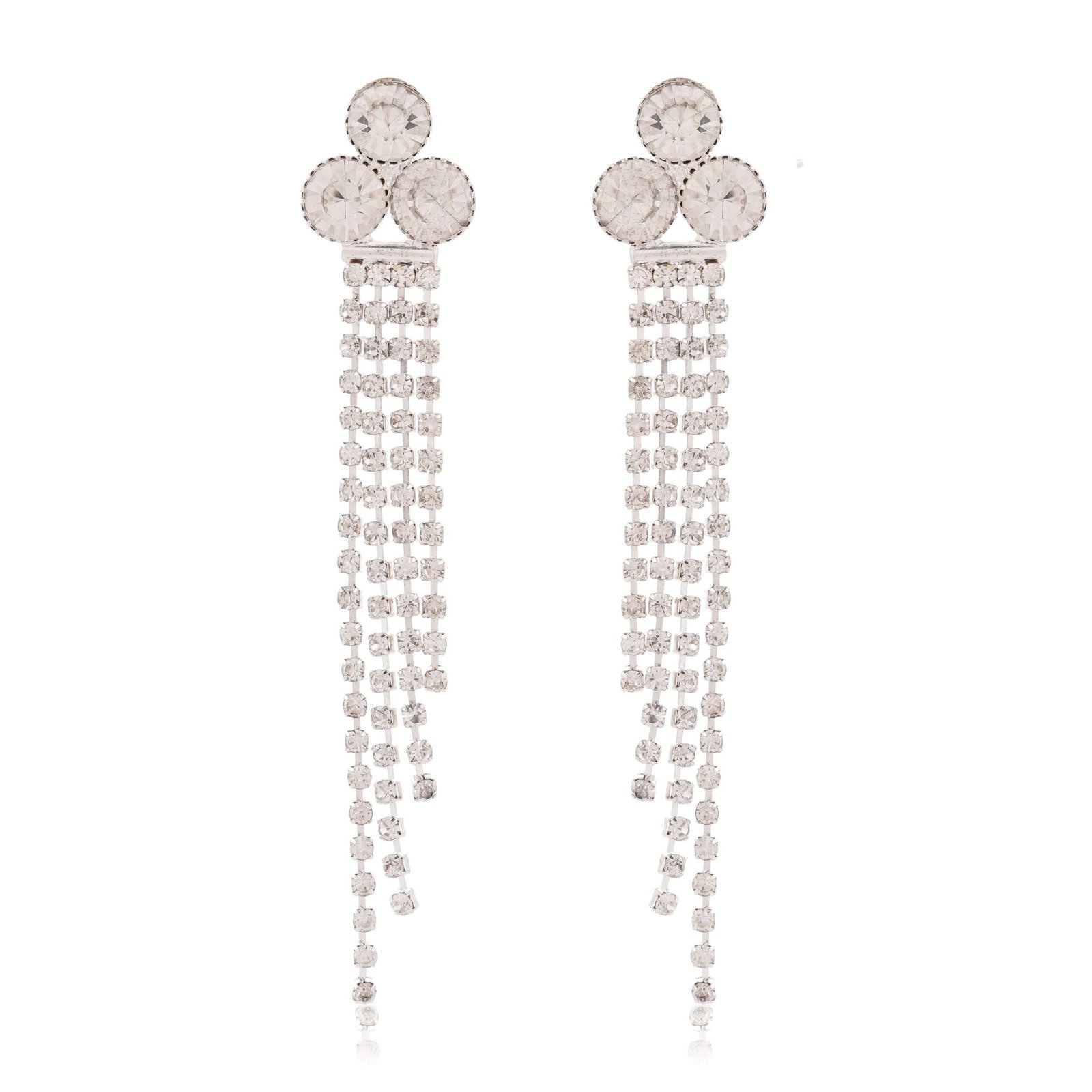 Women's Indo Western Teardrop Shaped Party Wear Ethnic Stud Earrings for Women