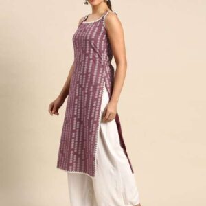 Women’s Rayon Printed Straight Kurta With Pant Set