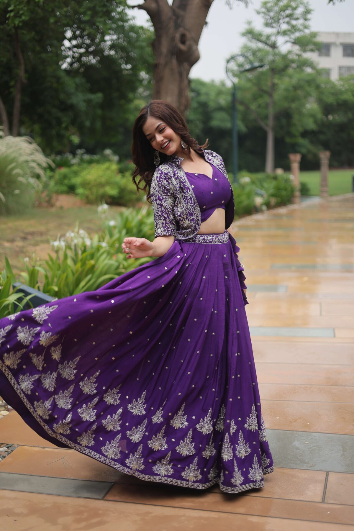 Premium Ready-made Lehenga Choli Co-ord Set with Koti - Image 4