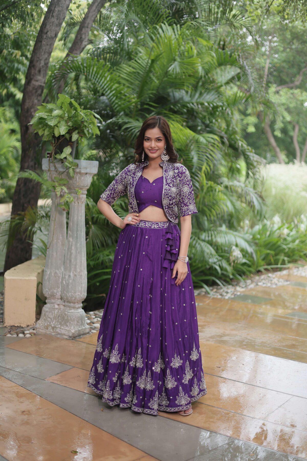 Premium Ready-made Lehenga Choli Co-ord Set with Koti - Image 5